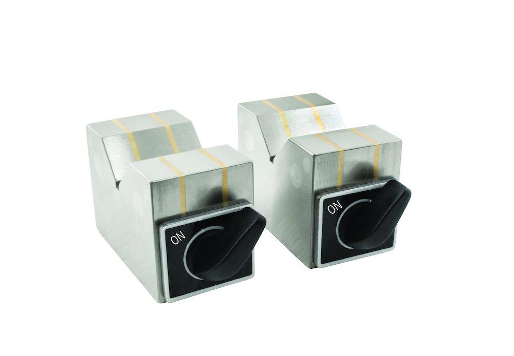 Diesella Magnet V-Block on/off set of 2 pcs - 70mm, 40mm, 50mm, 15kg