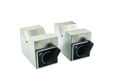 Diesella Magnet V-Block on/off set of 2 pcs - 70mm, 40mm, 50mm, 15kg