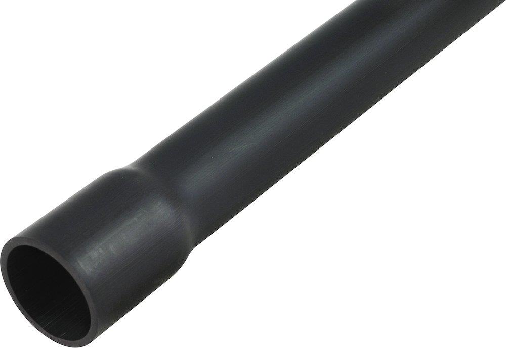 Dietzel HFPRM Turbo SW Installation Pipe with socket - 16mm, 3M, black, PP ( Polypropylene ) - Halogen-Free