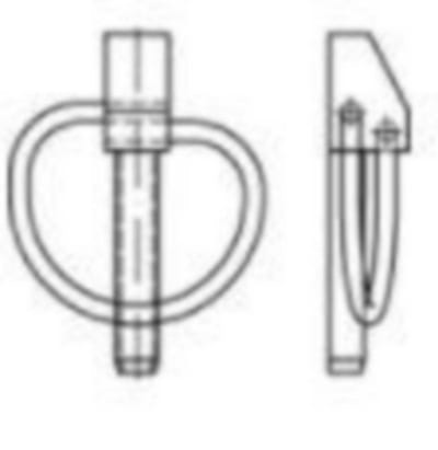 DIN 11023 electro-galvanised FZB - 4.5mm, 42mm