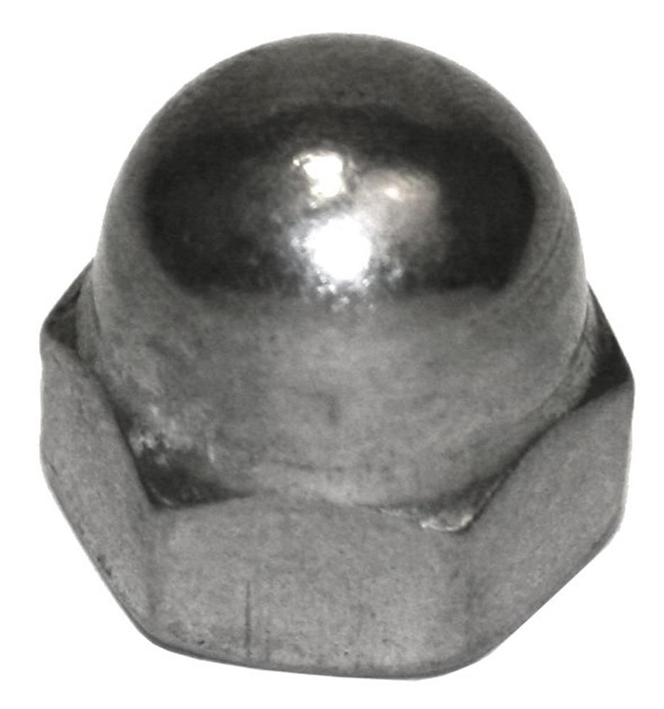 DIN 1587 Domed Cap Nut Grade 8 Electro-Galvanised - M4, 500 pcs