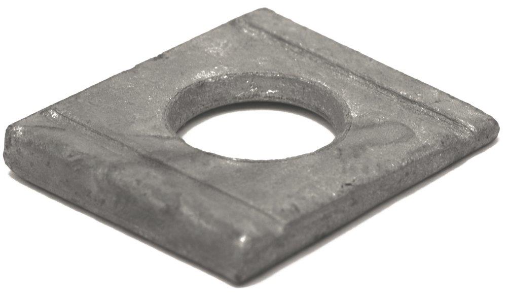 DIN 434 Inclined Washer 8% hot-galvanized 8% Hot-dip galvanised FZV - 16mm, 18mm, 3mm, 100PCS, 5.9mm, 32 x 36mm