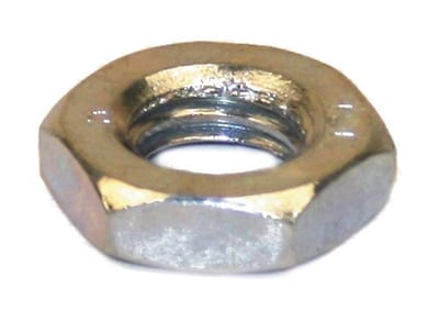 DIN 439 Thin Hex Lock Nut M14, Electro-Galvanised FZB, 100 pcs