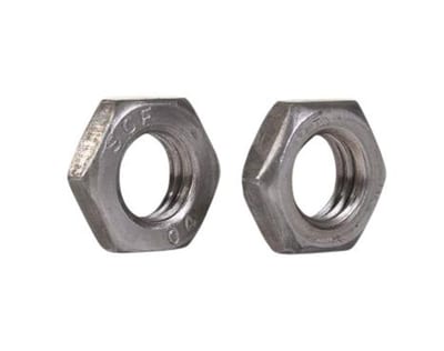 DIN 439 Thin Hex Locknut, Metric Fine Thread, Untreated - M39, 10 pcs