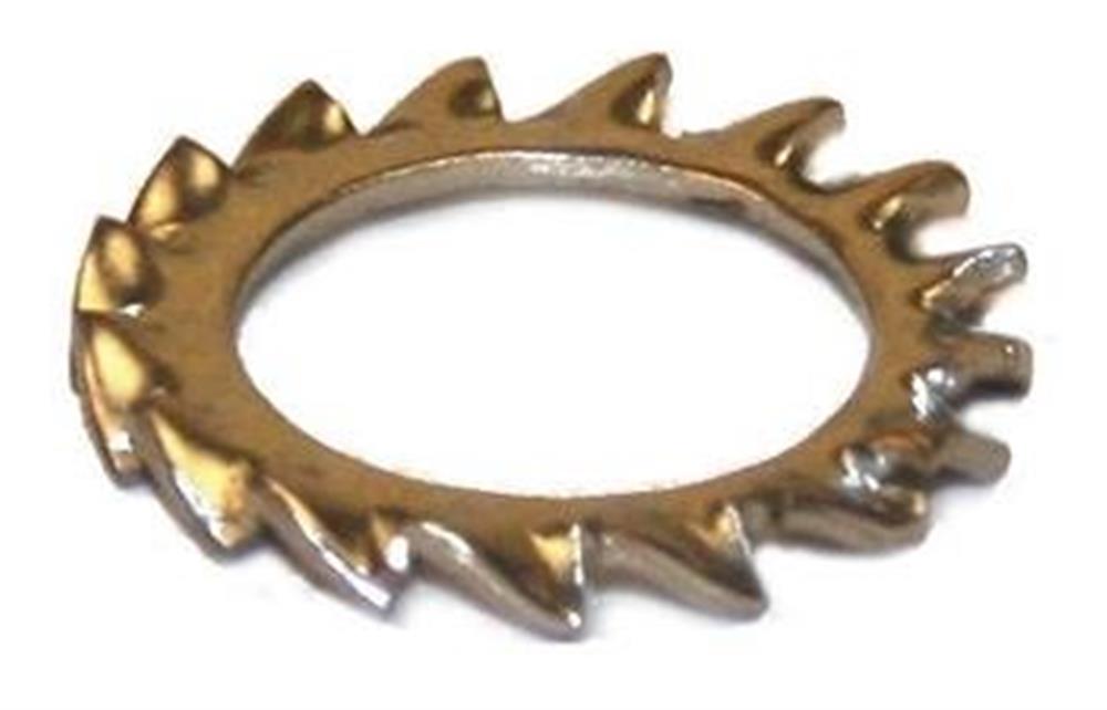 DIN 6798A Locking Washer acid-resistant A4 - 14mm, 15mm, 24mm, 100PCS, 1mm