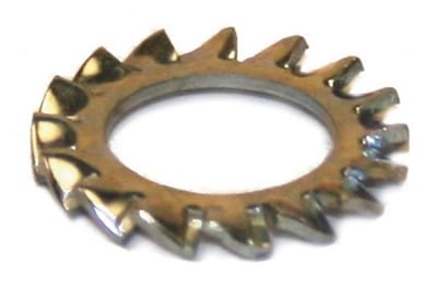 DIN 6798A External Serrated Locking Washer electro-galvanised FZB - 3mm, 3.2 x 6mm, 500pcs