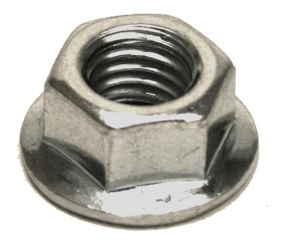 DIN 6923 Flange Nut without serration, electro-galvanised FZB - M10, 200 pcs
