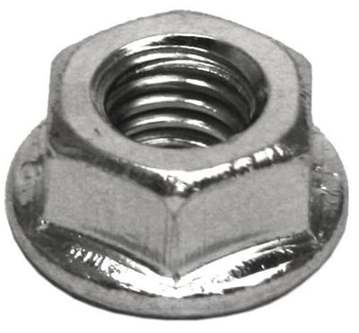 DIN 6923S Flange Nut serrated electro-galvanised FZB - M8, 200PCS