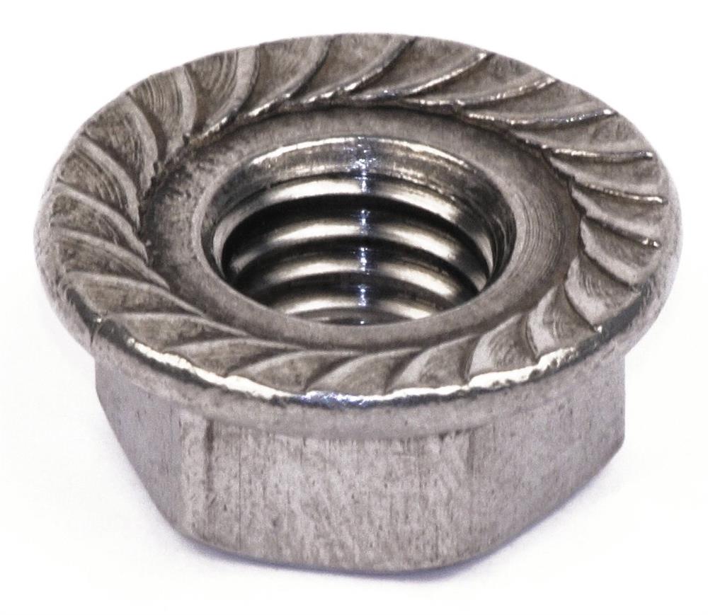 DIN 6923S Flange Nut with teeth acid-resistant A4 - M10, 100PCS