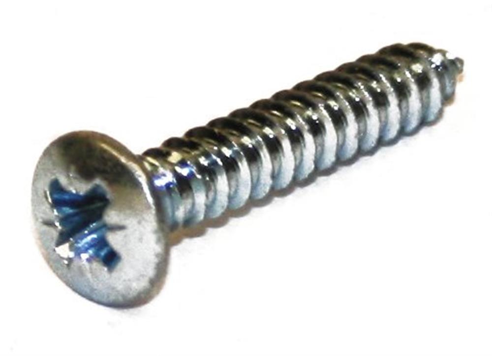 DIN 7983C Pozidriv Raised-Countersunk Sheet Metal Screw Electro-Galvanised - 5.5 x 45 mm