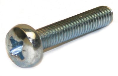 DIN 7985 Machine Screw pozidriv pan head electro-galvanised FZB - 5mm, 20mm