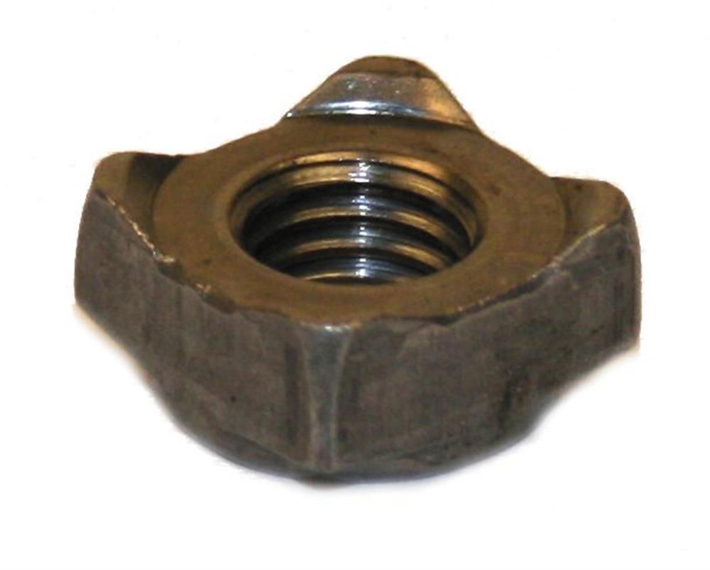 DIN 928 square weld nut black - M5, 500 pcs