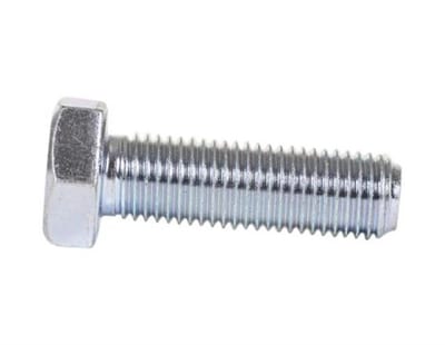 DIN 961 Fine-Thread Set Screw Electro-Galvanised (FZB) 8.8 - M12 x 30 mm, 100 pcs