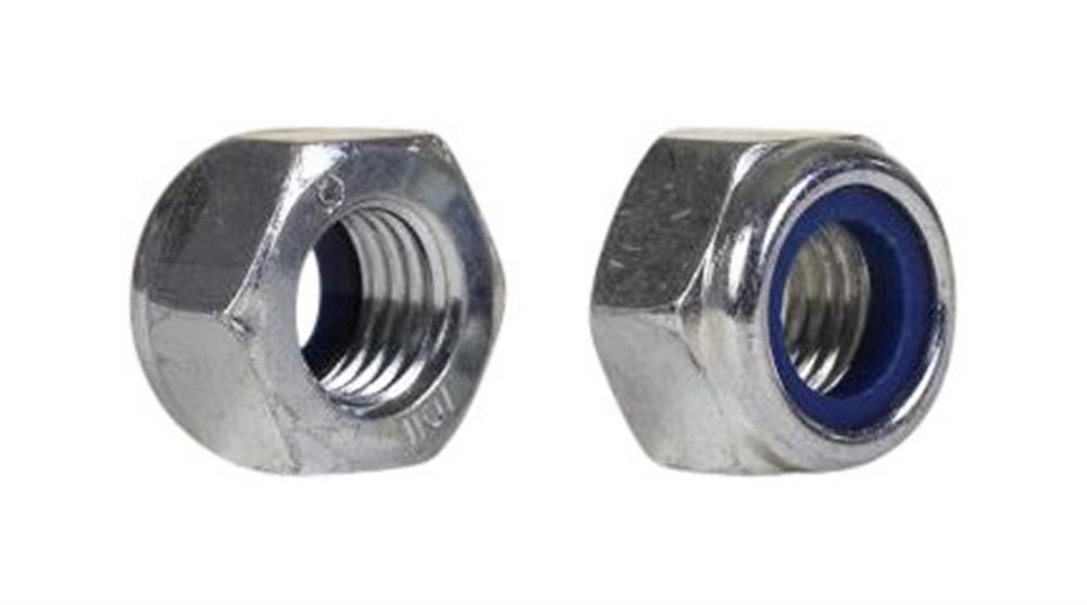 DIN 985 Self-Locking Nut M16 Fine 1.5 mm, Electro-Galvanised FZB Grade 6/8 (50 pcs)