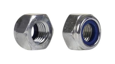 DIN 985 Nyloc Lock Nut M24 Fine Thread Electro-Galvanised Class 6/8 (25 pcs)