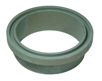 Disab DFV 150 Pipe Coupling with O-ring galvanized steel svejsestuds - 150mm
