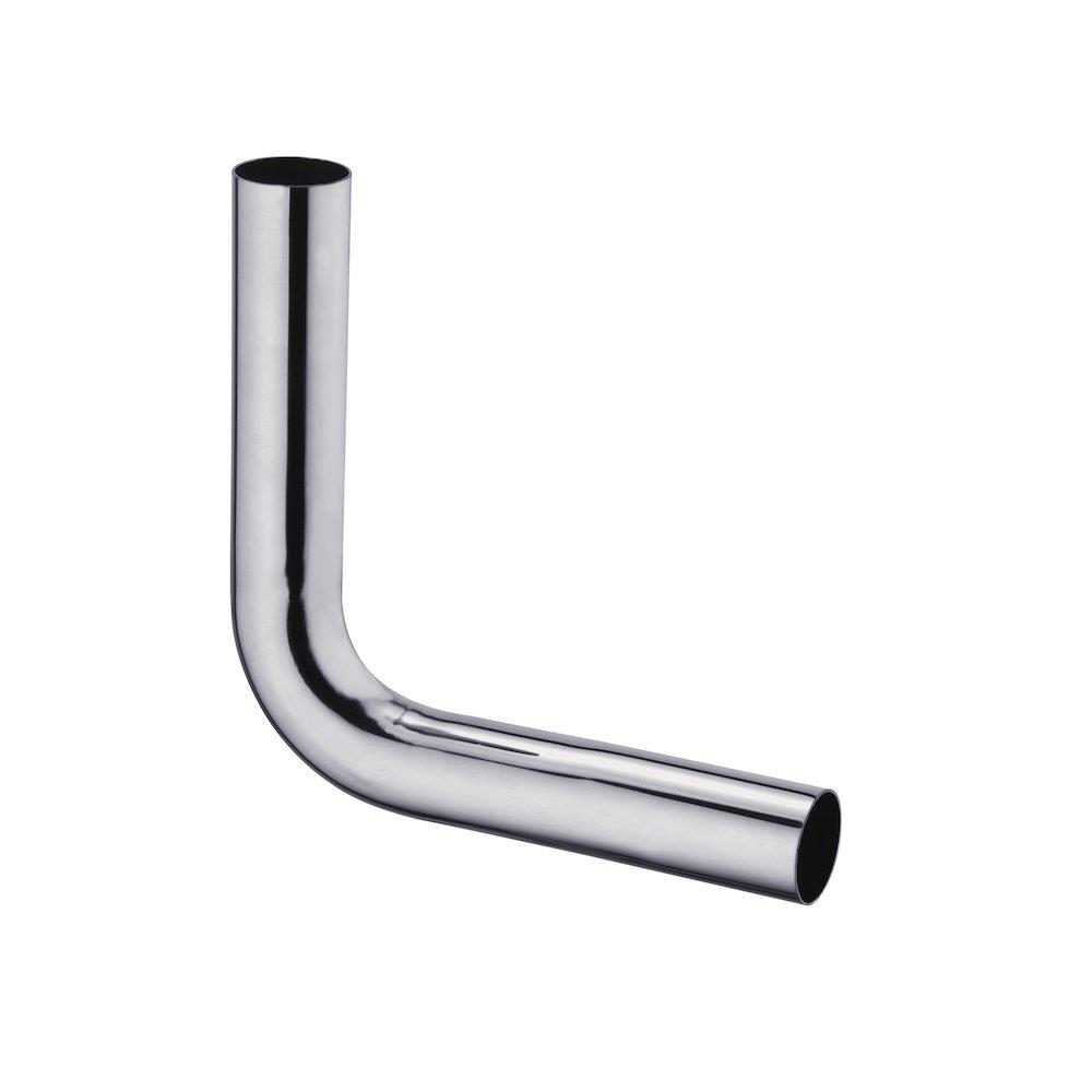 Drain pipe - angle, 32mm, Chrome-plated, 220mm, 250mm
