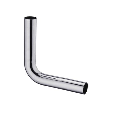 Drain pipe - angle, 32mm, Chrome-plated, 220mm, 250mm
