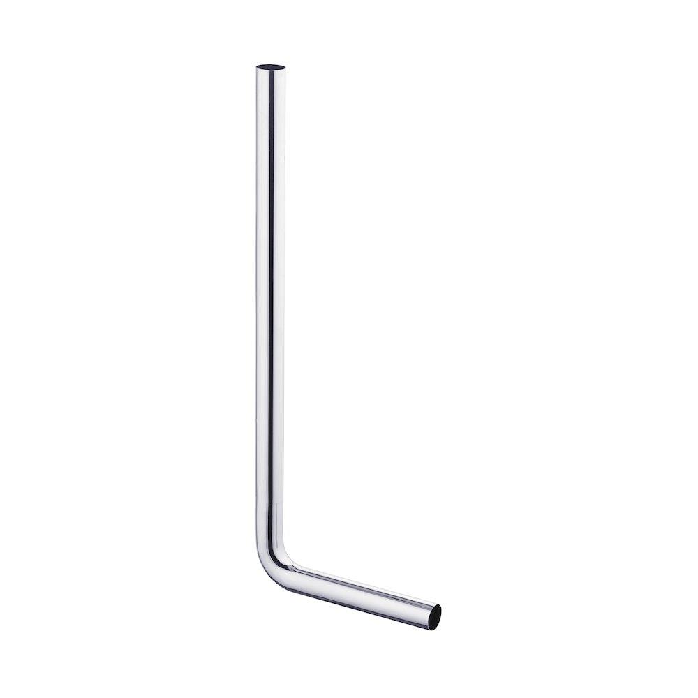 Drain pipe - angle, 32mm, Chrome-plated, 220mm, 680mm