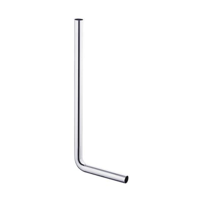 Drain pipe - angle, 32mm, Chrome-plated, 220mm, 680mm