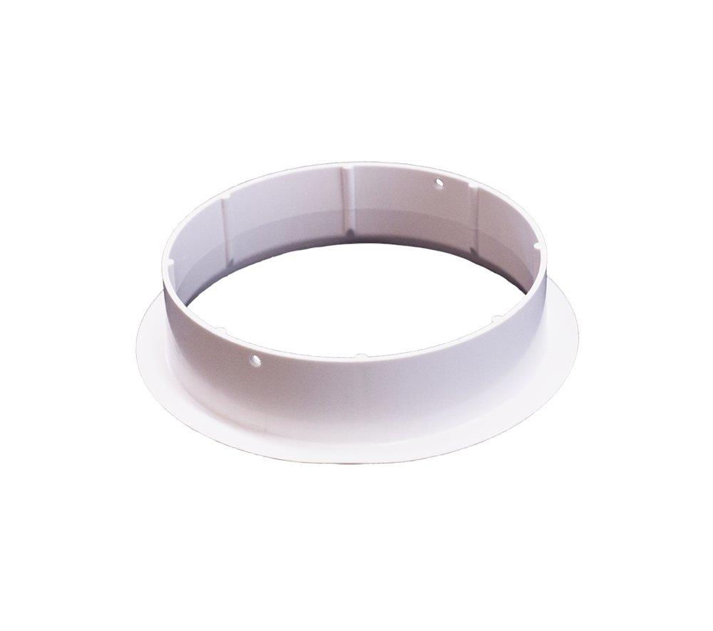 Duka S7 Pipe Stub fan white - 100mm, 100mm
