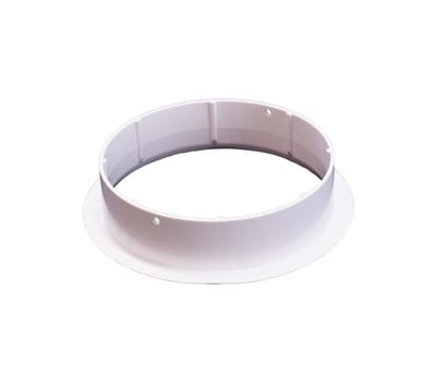 Duka S7 Pipe Stub fan white - 100mm, 100mm