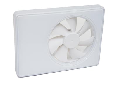 Duka Smart Fan TH Fan humidity and time controlled white - 100mm