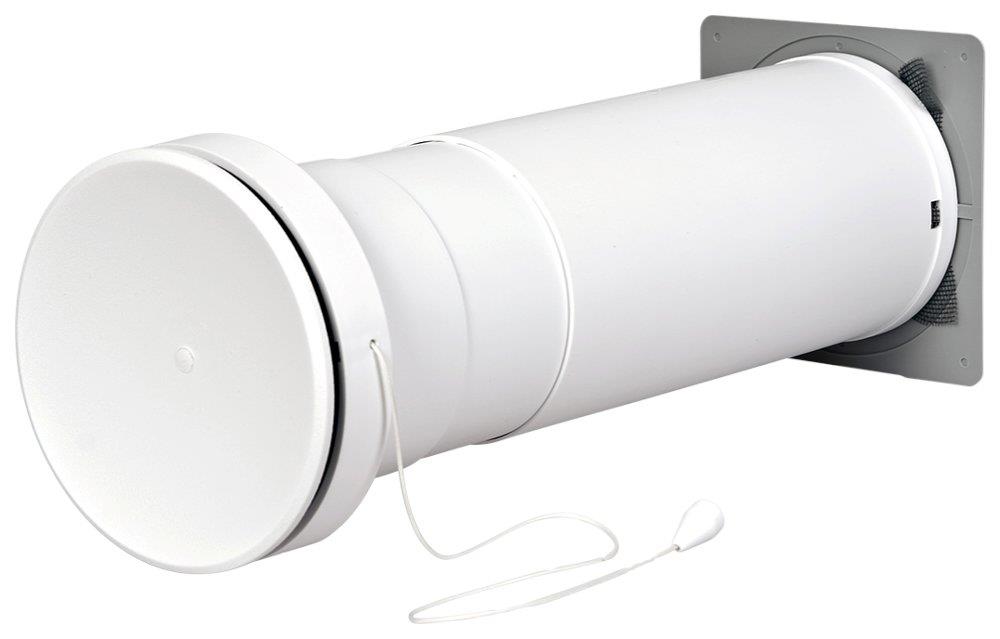 Duka Telescopic Valve with sound insulation and cord pull - 500mm, 250mm