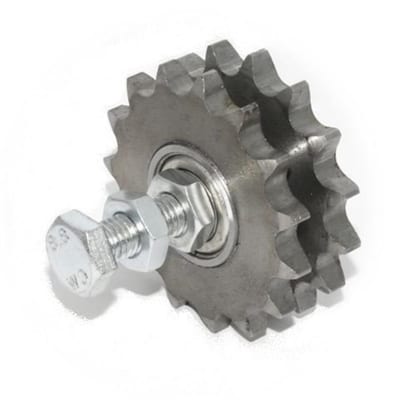 Duplex Chain tensioner wheel 16B-2 steel M20 - 1", 13PCS