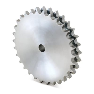 Duplex Plate sprocket 16B-2 steel - 1", 23PCS