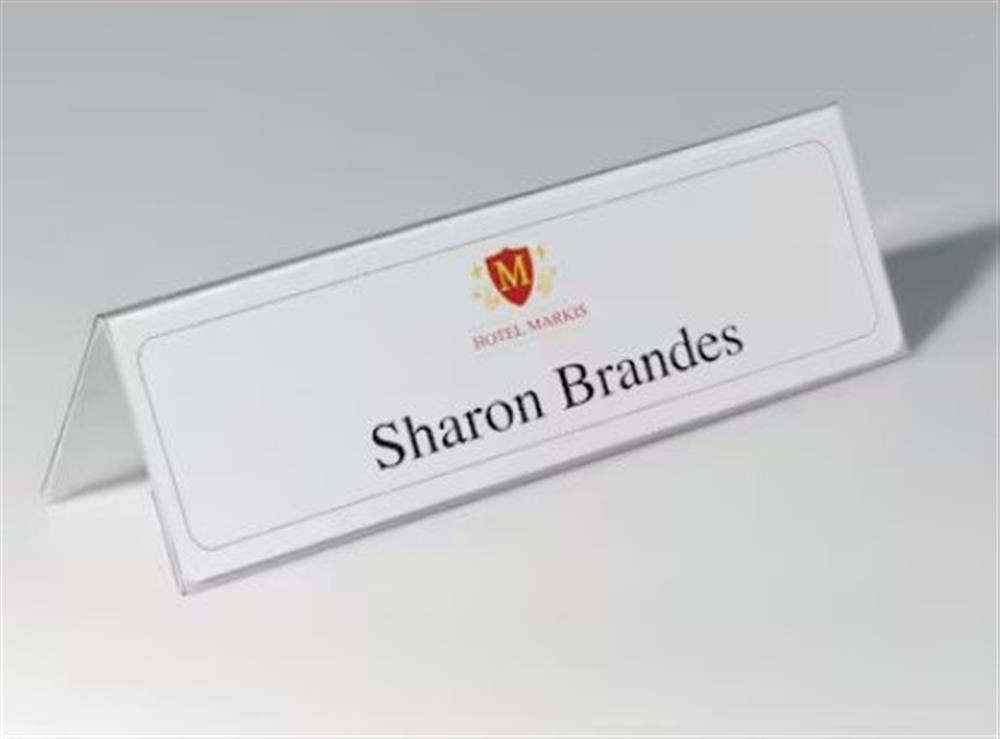 Durable Desk Nameplate - 297mm, 105mm