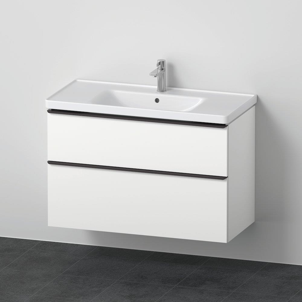 Duravit D-Neo Vanity Set lacquered matte white - 1005 x 625 x 480 mm, single basin