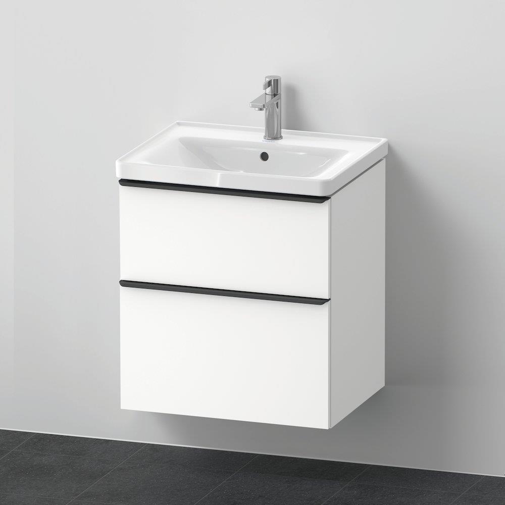 Duravit D-Neo Furniture Package - Lacquered Matte White, Assembled, 2 Drawers