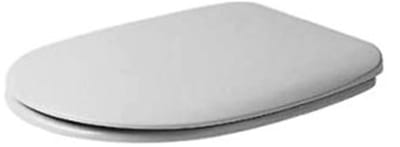 Duravit Duraplus Toilet seat - Yes, white, without soft close, Fast fitting