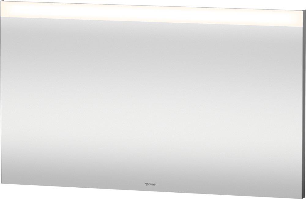 Duravit Wall Mirror with Top Light, Matte White - 700 × 1200 mm