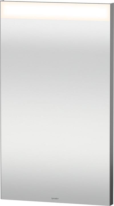 Duravit Rectangular Bathroom Mirror 700 x 400 mm Matte White with Top Light LM783400000