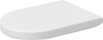 Duravit Starck 2 Toilet seat extended model - Yes, white, without soft close, Fast fitting