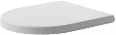 Duravit Starck 3 Toilet seat - Yes, white, without soft close, Fast fitting