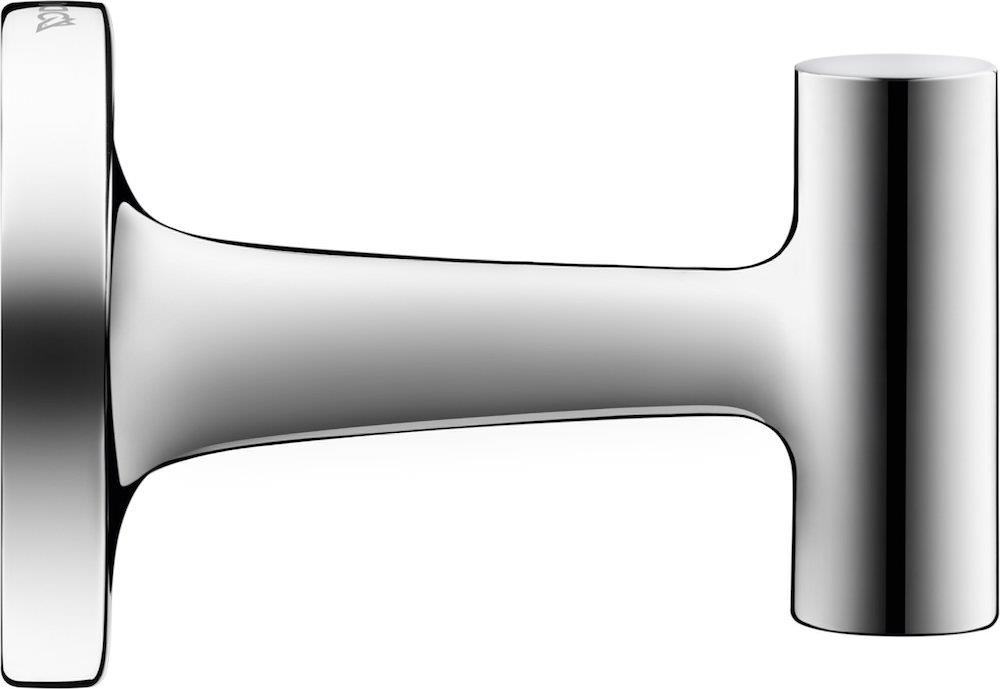 Duravit Starck T Towel hook single - 1PCS, metal, 1PCS, Polished, Chrome-plated