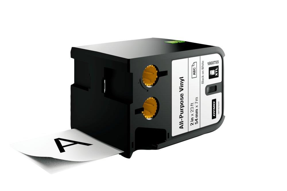 Dymo XTL Label Tape black/white - 54mm