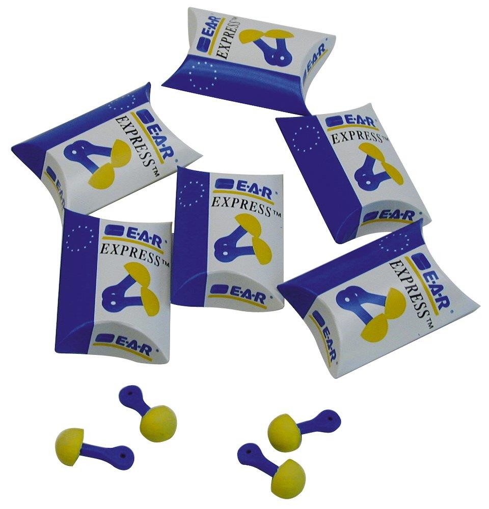 E.A.R express Earplugs - 28DB, Polyurethane, yellow