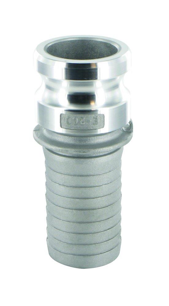 E Cam coupling Aluminium Hose Spigot han - 13mm, 1/2"