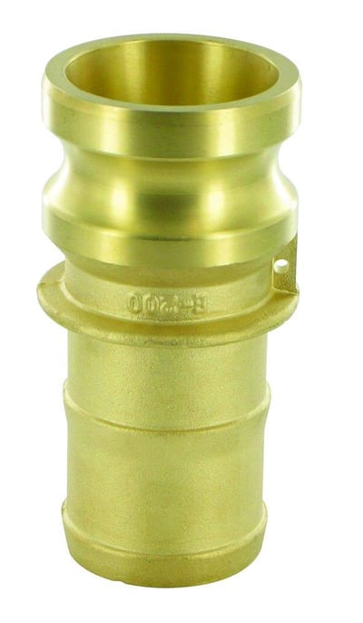 E Cam coupling brass Hose Spigot han - 32mm, 1 1/4"