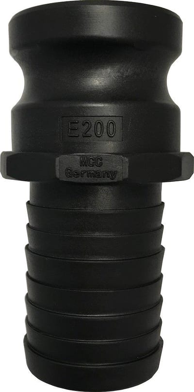 E Cam coupling PP Hose Spigot han - 50mm, 2"
