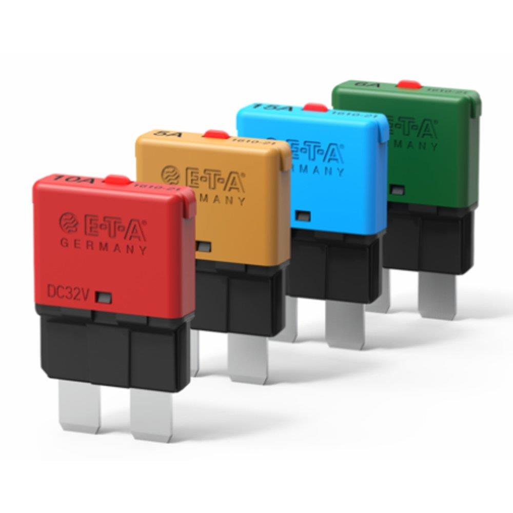 E-T-A 1610-21 Automotive Fuse - 10A, red