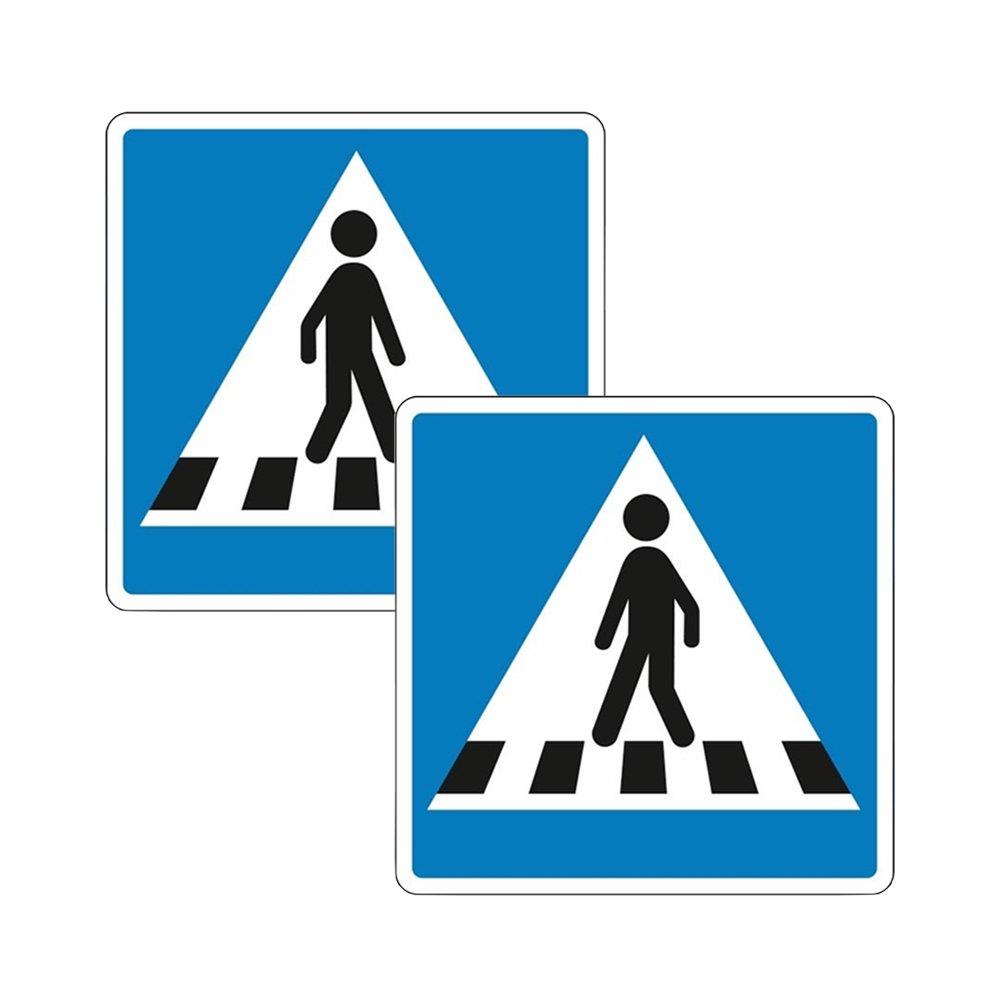 E17 Information Sign crosswalk double E17 - 40cm, 40cm