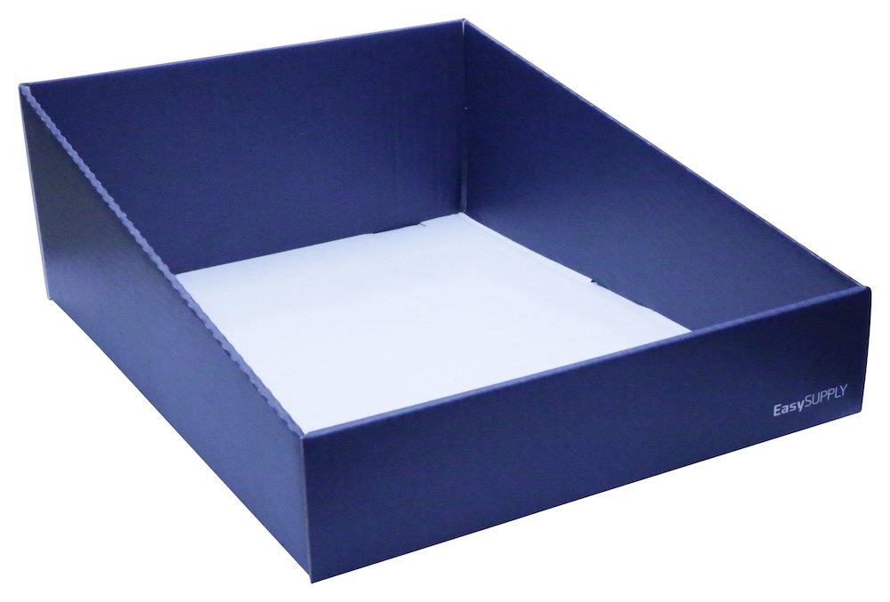 EasySupply Cardboard Box 43 blue - 313mm, 140mm, 400mm