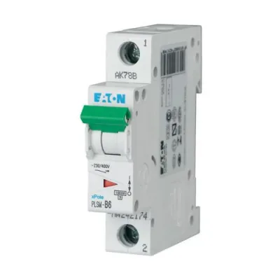 Eaton xPole PLSM-B6/1 MCB 1-Pole 6A 10KA Curve B