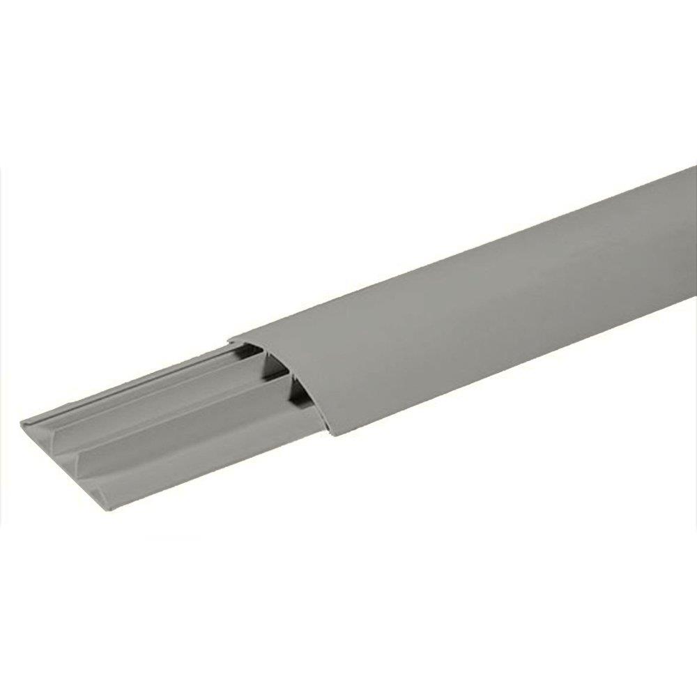 EC CAP 5012 Floor channel - CAP, 12 x 50mm, grey, 2M, plastic