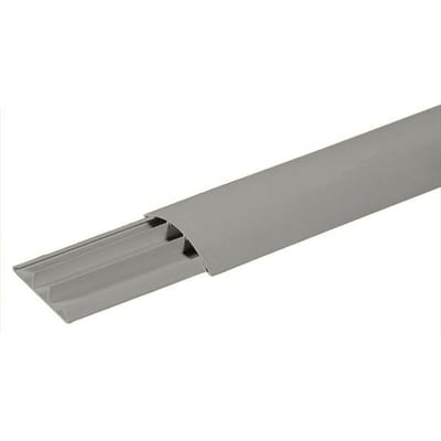 EC CAP 7517 Floor channel - CAP, 17 x 75mm, grey, 2M, plastic